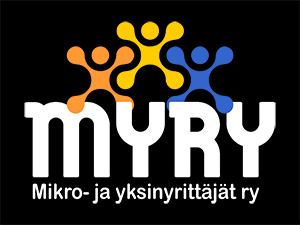 Mikro- ja yksinyrittäjät ry (MYRY) -logo.